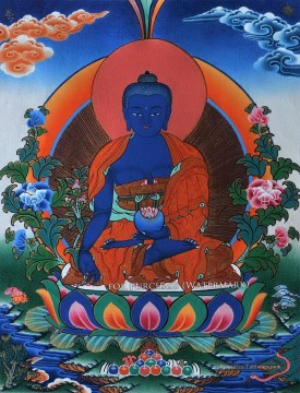Bouddhisme de Bouddha de médecine Peinture à l'huile